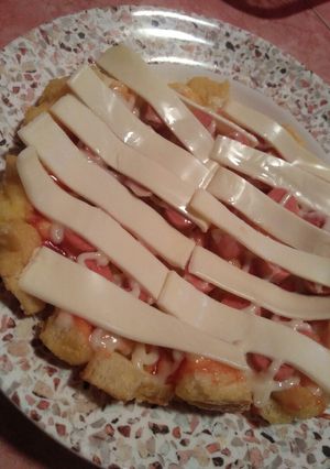 Foto resep Pizza roti tawar simple