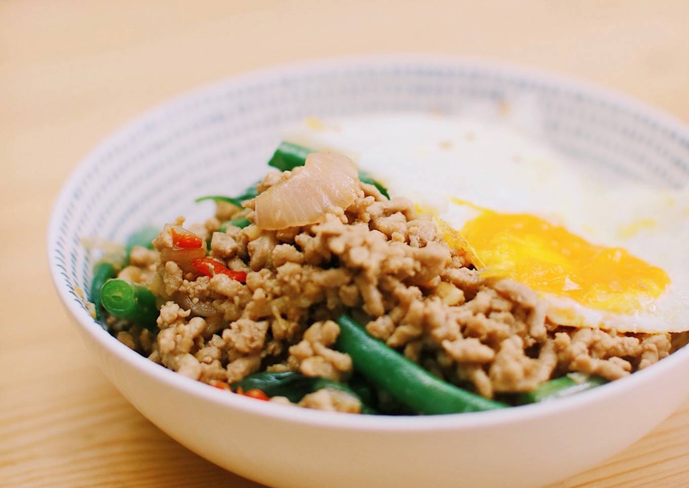 Minced Meat with Basil (Pad Kra Pao Gai)