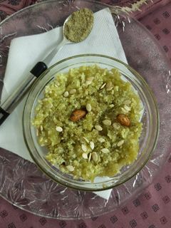 A picture of Lauki halwa.