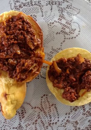 Una foto de Carne con 4 chiles p/ tostadas, tortas o sincronizadas