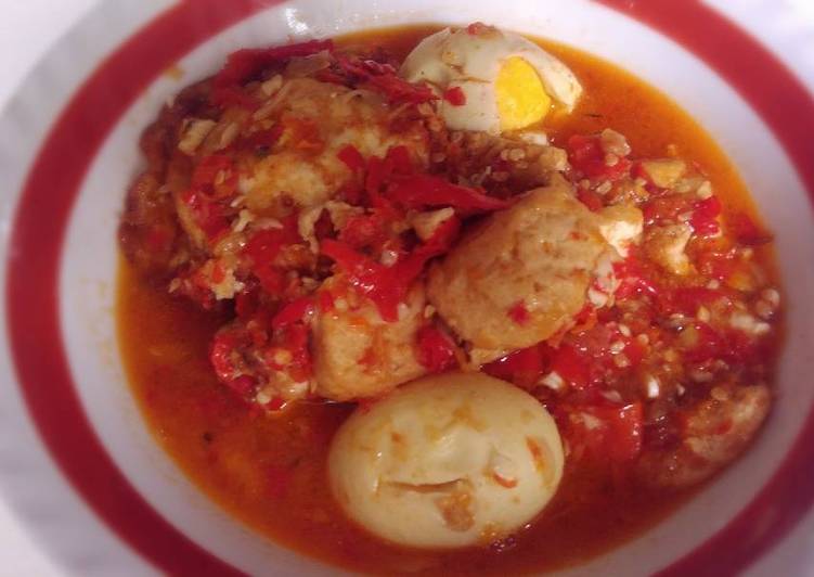 Balado Telur Tahu