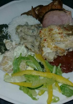 A picture of My delicious baked fish.