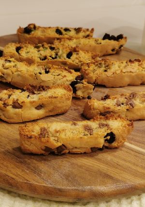 صورة لوصفة بيسكوتي - كوكيز ايطالي مقرمش 🍪