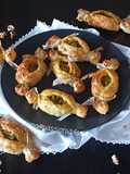 Caramelle di sfoglia con verdure