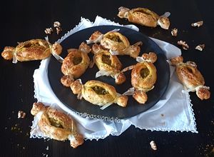 Foto di Caramelle di sfoglia con verdure