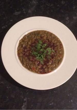 A picture of Chilean Lentils 🇨🇱 (receta de mamá).