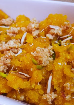 A picture of Khoya Halwa.