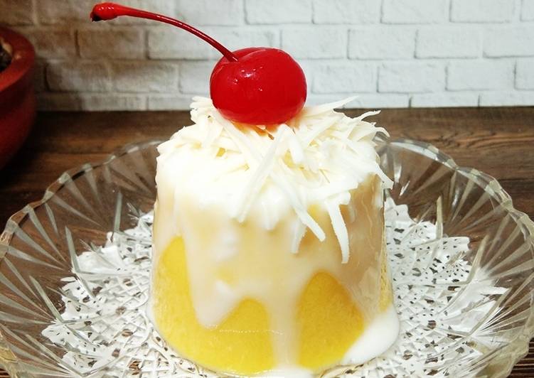 Cara mudah meracik Puding Jasuke, Lezat Sekali