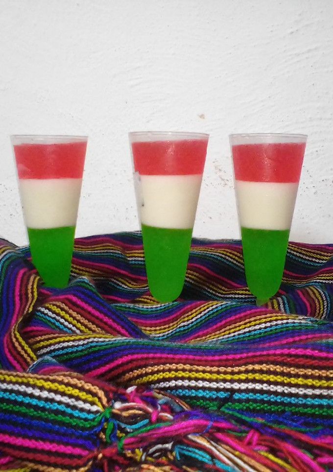 Una foto de Gelatinas tricolor