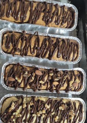 Una foto de Budín inglés con chispas de chocolate