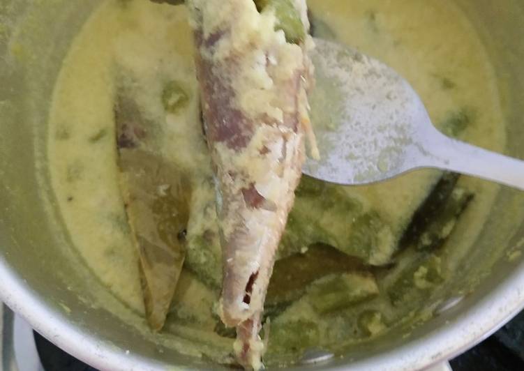 Gulai ikan pangek masin untuk Anak