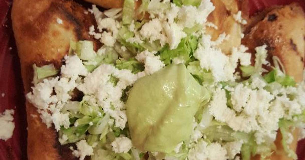 Tacos de papas y queso (fritos) Receta de Sandry Cruz . Cookpad