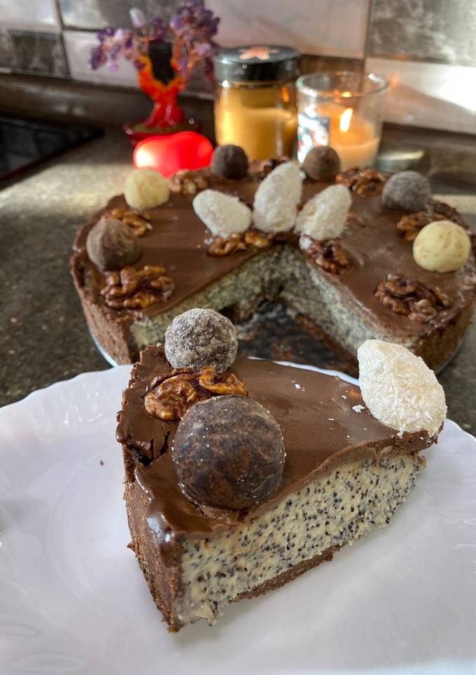 Маковий тортик без випічки🎂