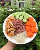 Bún gạo lứt trộn eatclean 🌿🌿