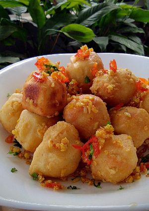 Foto resep Tahu crispy bumbu cabe garam