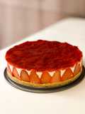 Cheesecake à la fraise 🍓 triple texture