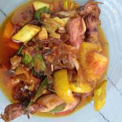 รูปของ Cumi asin sambel terasi