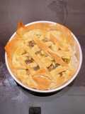 Torta con pasta sfoglia ai carciofi
