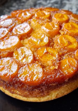 Una foto de Torta invertida de Banana