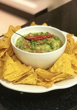 Foto de Guacamole com Doritos