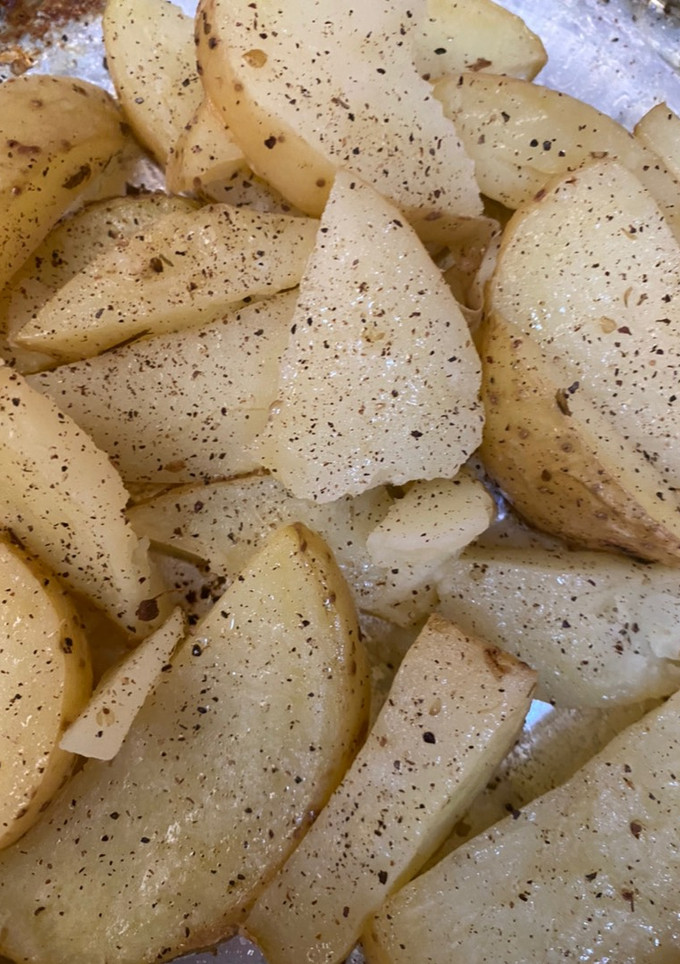 Una foto de Patatas asadas con orégano