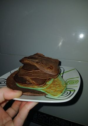 Una foto de Pancakes: de chocolate