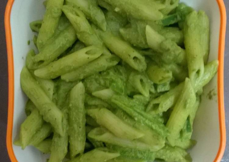 Steps to Prepare Any-night-of-the-week Pesto Penne Pasta