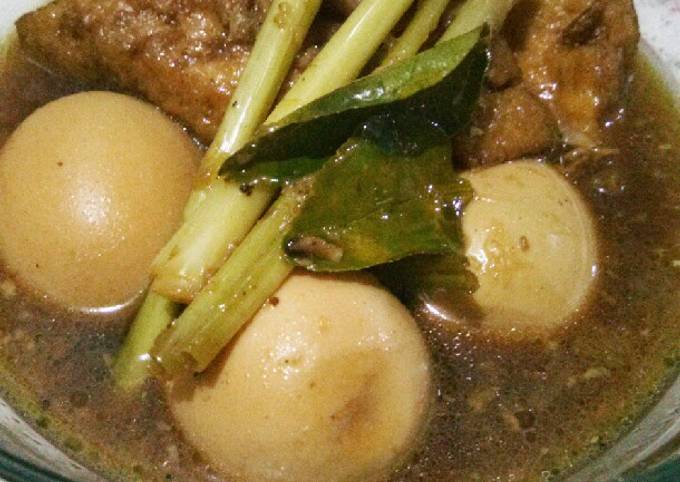 Semur tahu telur