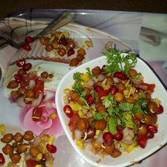 Khatti meethi chana chaat A picture of Khatti meethi chana chaat.