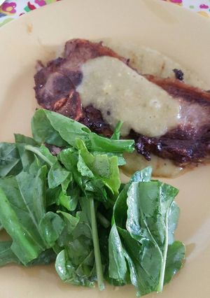 Una foto de Chuletas al olivo