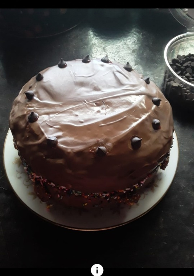 Una foto de Torta de cumpleaños muy fácil🎂
