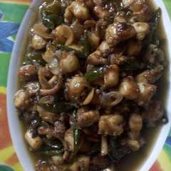 A picture of Tumis Gurita 🐙.