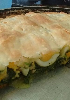 Una foto de Tarta de espinaca