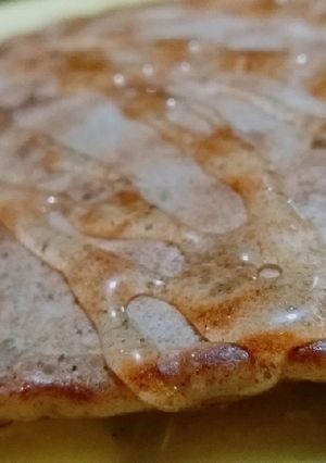 Una foto de Pancakes saludables de cacao 🍫