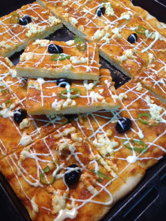 صورة لوصفة بيتزا كاري 🍕🍕 تاع الزمان امممم 😋😋😋