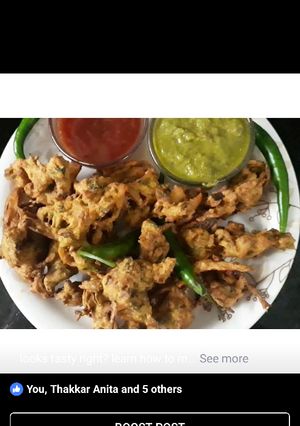 A picture of #Fritters -MIX VEGETABLE BHAJIYA.