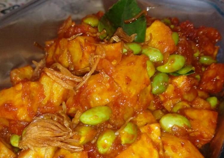 Resep: SempurnaSambal Goreng Kentang Edamame