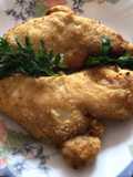 Pechuga de pollo empanizada en freidora de aire