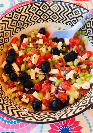 Une photo de Salade grecque