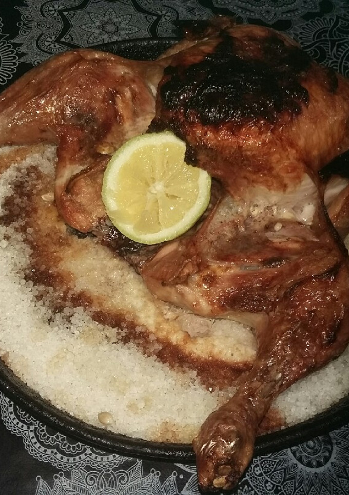 Una foto de Pollo a la sal
