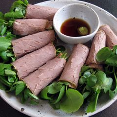 A picture of Roast Beef & Watercress Rolls.