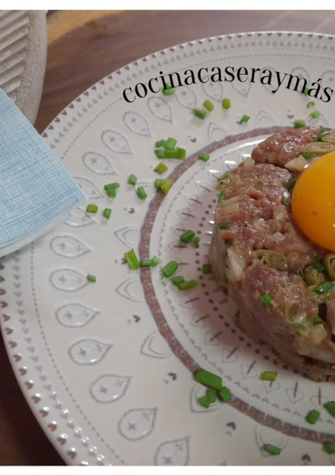 Una foto de Steak tartar