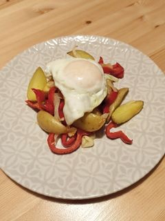 Una foto de Patatas estilo "a lo pobre" en airfryer