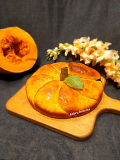عکسی از دستور نان کدو حلوایی وشکلات (در آون توستر)🎃