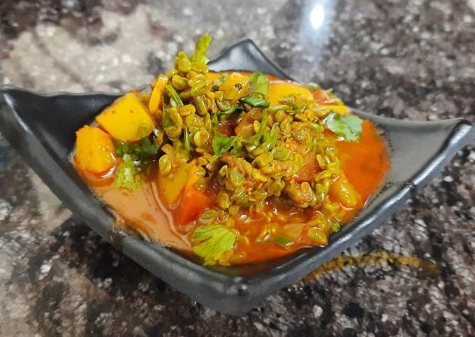 Recipe of Jamie Oliver Aloo methi ki sabji