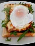 My Grilled Halloumi & Poached Egg on Toast