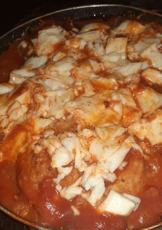 Una foto de Pechuga rellena