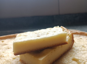 Una foto de Fainá de queso fácil 🧀
