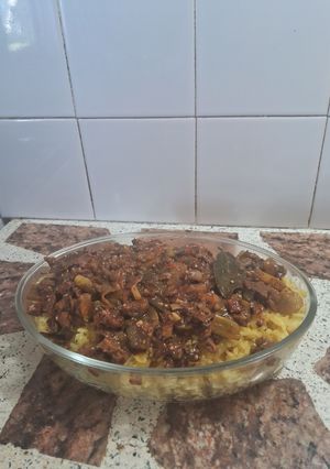 Una foto de Carne a la cerveza con mucho sabor
