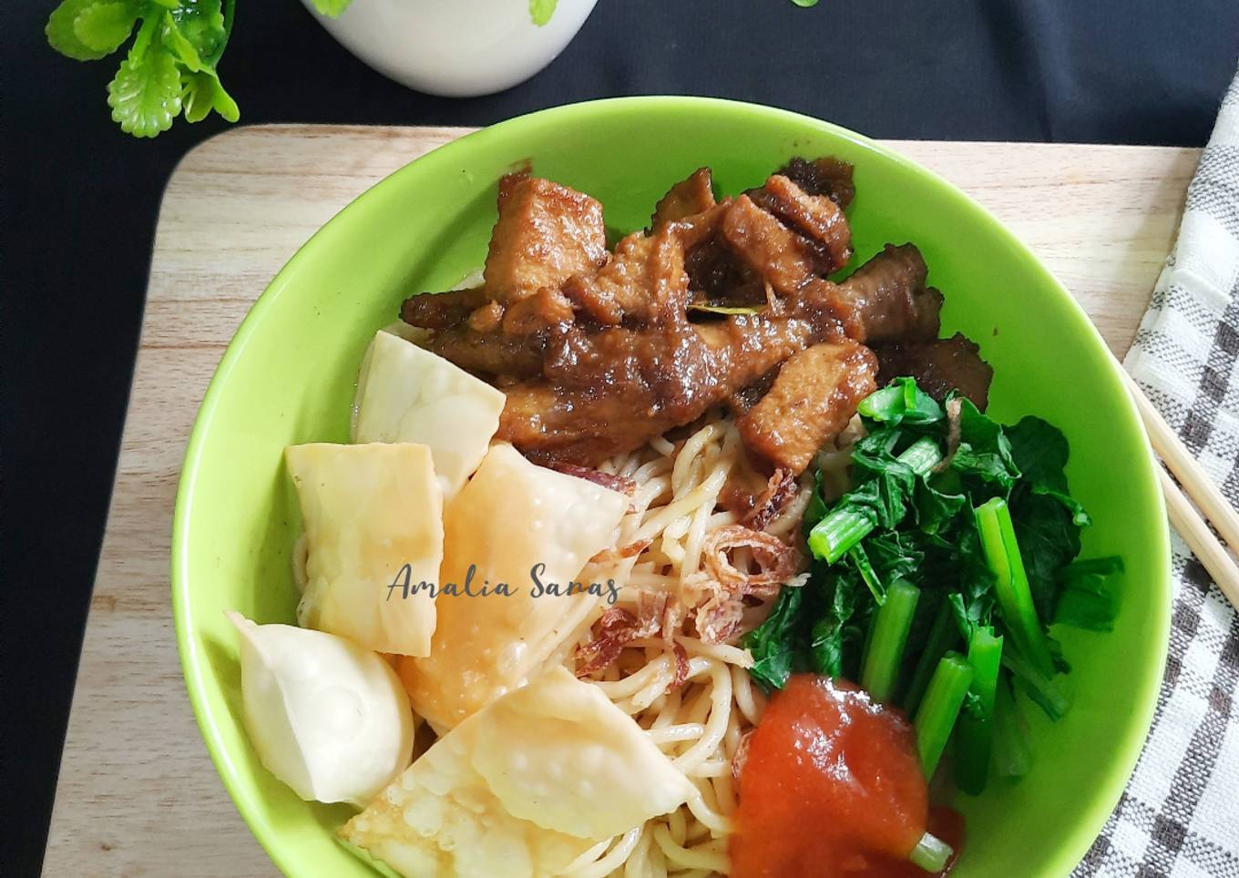 Mie ayam ceker
